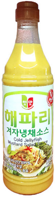 대용량 냉채 해파리 겨자 소스 880gX12개 식당 업소용