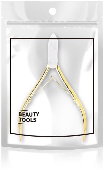 레드에셋 네일 니퍼 손톱 큐티클 정리도구, 1개, 골드