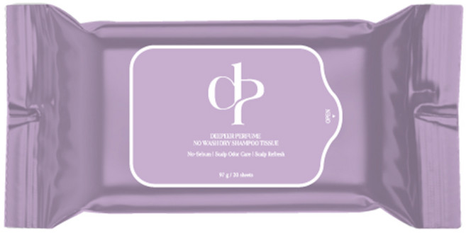 디피어 퍼퓸 노워시 드라이 샴푸 티슈 머리떡짐 탈취, 1개, 142g