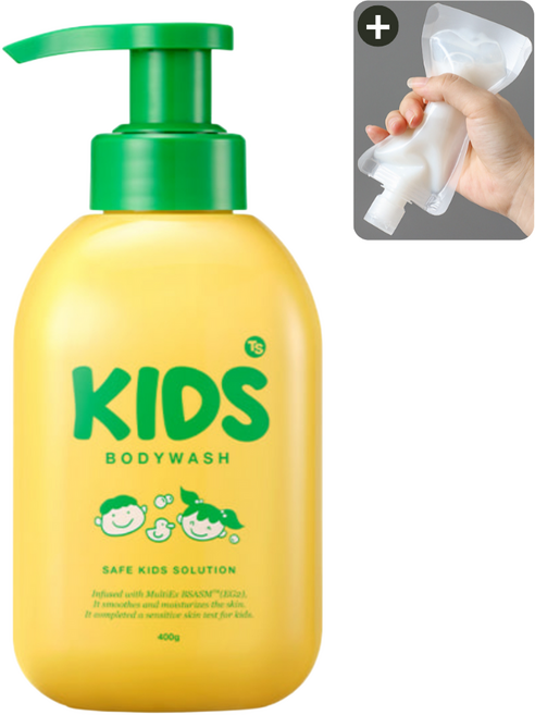 TS 키즈 바디워시 + 소분 파우치, 1개, 400g