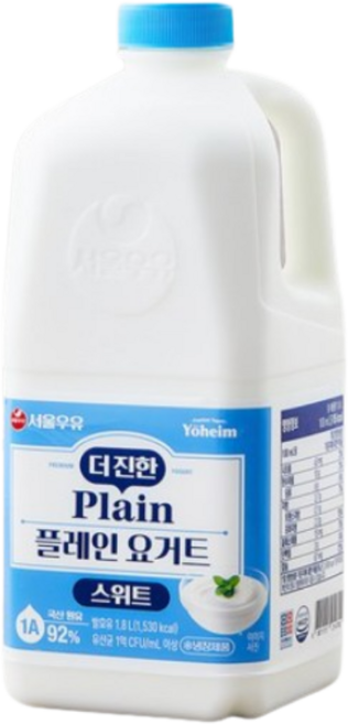 서울우유 플레인 요구르트 1.8L, 1개