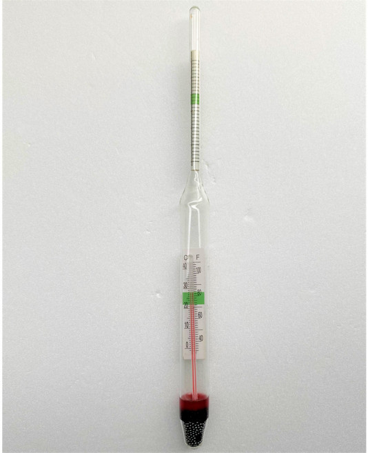 간편해수염도측정기 해수비중계 염도계 온도계 어항용품, 1개