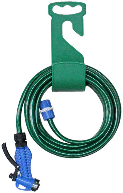 (풀세트)멀티물호스걸이세트 10M 세차 물호스 분사기 건 청소 베란다, 초록, 1세트