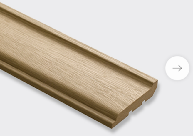 영림 80x18 걸레받이몰딩 백골 래핑 몰딩, 영림50(PW801)펄백색, 1개