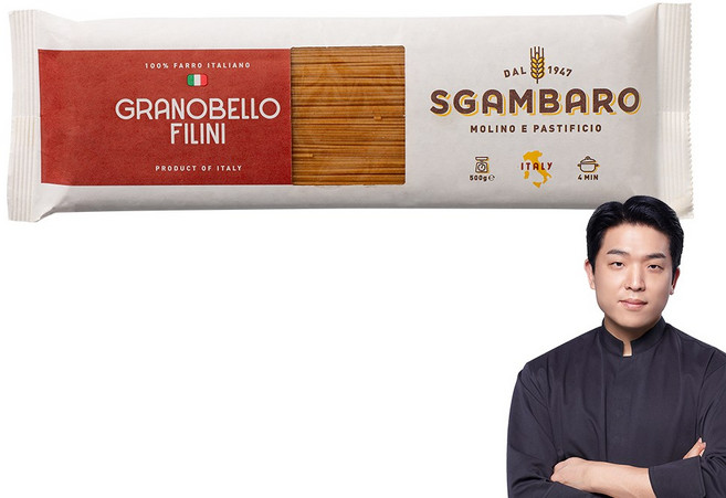 스감바로 그라노벨로 필리니 안성재 통곡물 파로면, 1개, 500g