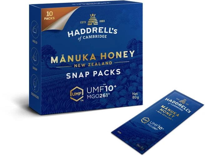 하드렐 오브 캠브리지 마누카꿀 UMF 10+ 스냅팩, 1개, 10정 - 쿠팡