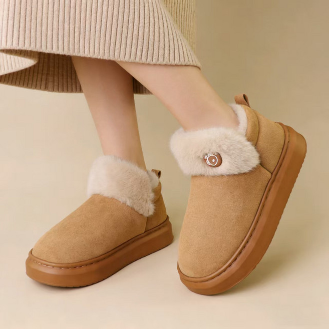 vava cloud 겨울 여성 따뜻한 기모 털 실내화 슬리퍼 거실화