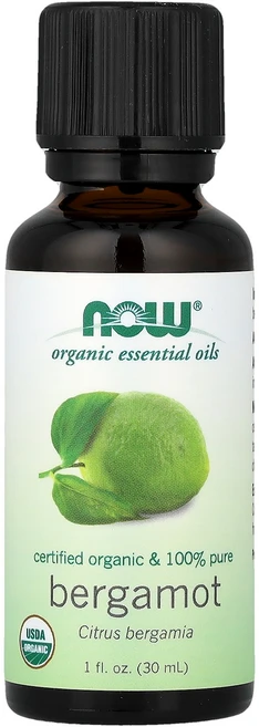 NOW Foods 유기농 에션셜 오일 버가모트 1 fl oz (30 ml) Foods (나우 푸드), 30ml - 쿠팡