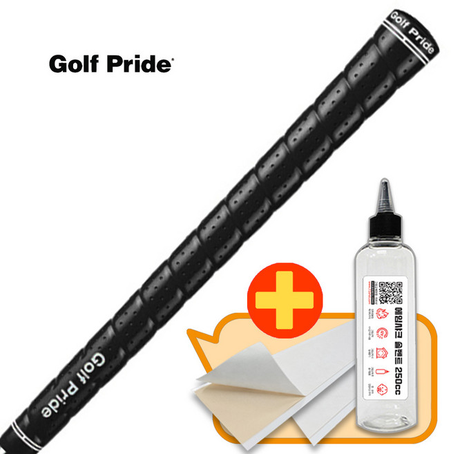 골프프라이드 공식대리점 TOUR WRAP 2G 골프그립 / 투어랩 2G / 교체용품증정, 1개, 027 스탠다드 블랙