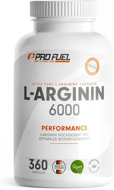 Profuel 프로퓨엘 식물성 L-아르기닌 360캡슐 (6000mg) 남성호르몬보충제, 1개 - 쿠팡