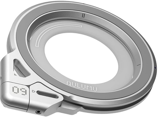 Aulumu G09 스마트폰 Magsafe - 360° 회전 링/스마트 스탠드 양면 마그넷·알루미늄 합금제 | iPhone 17/16/15/14/13/12 시리즈 대응 | 실버, 1개, 상세페이지 참조