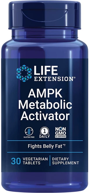 라이프익스텐션 AMPK 메타볼릭 액티베이터 베지테리안 타블렛, 30정, 1개 - 쿠팡