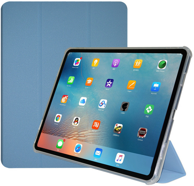 Auto Sleep/Wake For Teclast Artpad Air 11" Tablet PC Trifold Stand Cover Case with Matte TPU Back, Blue