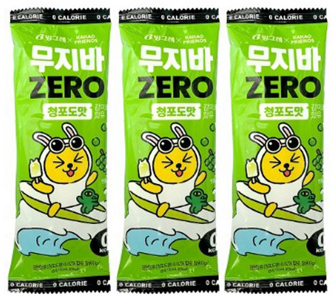 달쿨 아이스크림초등 무지바 청포도맛 제로, 40개, 75ml