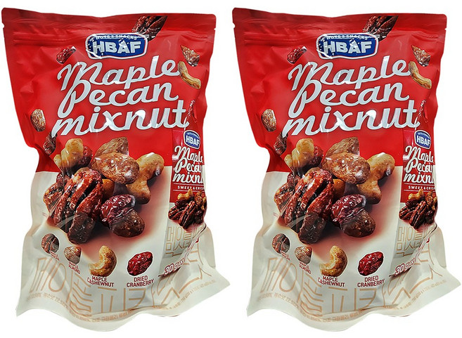 HBAF 바프 메이플피칸믹스넛, 2개, 750g