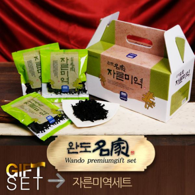 완도명가 자른미역세트 부모님 추석 건어물 돌김세트 구정 멸치세트, 1개