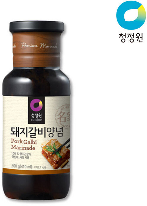 청정원 돼지갈비 양념장, 500g, 15개