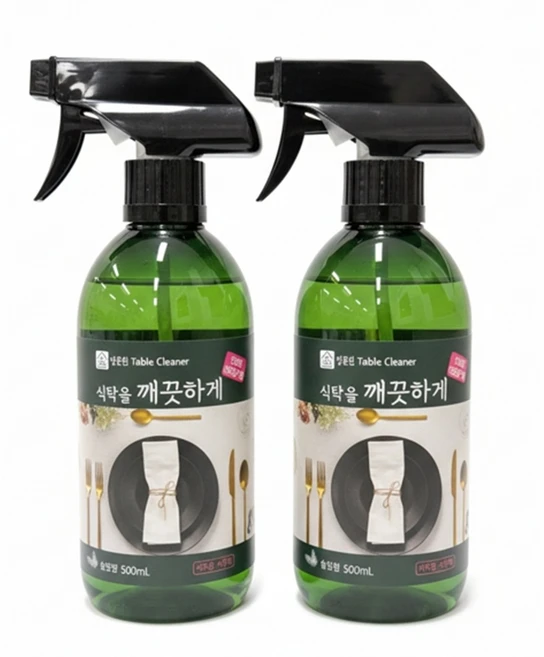 킵클린 식탁을 깨끗하게, 2개, 500ml - 쿠팡