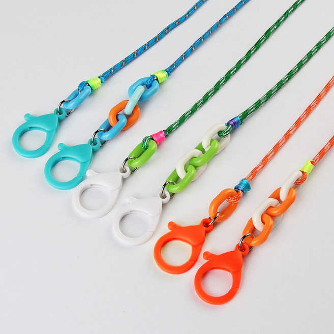 마스크 스트랩 어린이 아동용 목걸이 고리 체인 3종 세트 분실방지 조이할리