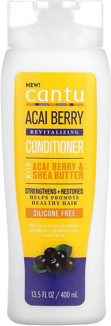 Cantu 리바이탈라이징 컨디셔너 아사이베리 400ml(13.5fl oz), Cantu리바이탈라이징컨디셔너아사이베리400ml135f, 1개, 400ml