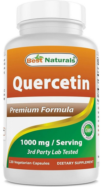 퀘르세틴 1000mg 고함량 고용량 120캡슐 2개월 미국산 Quercetin, 1개, 120정