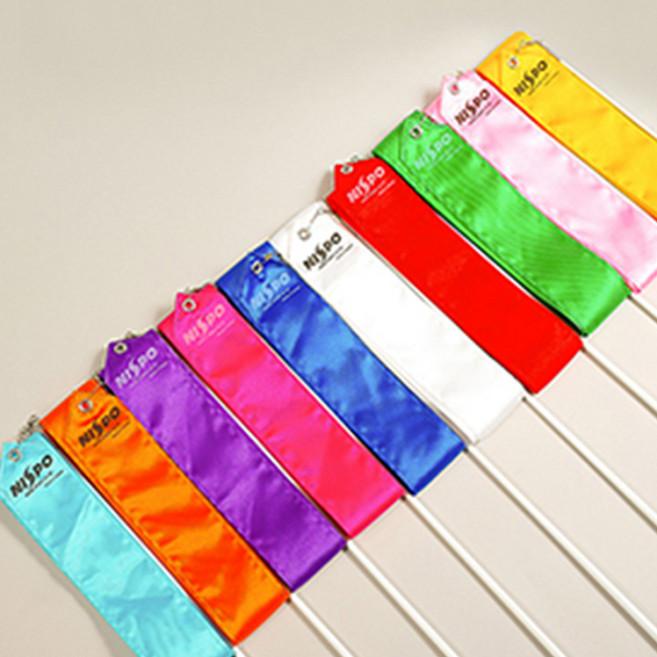 니스포 리듬체조 리본 6M 10가지색상, 오렌지, 오렌지