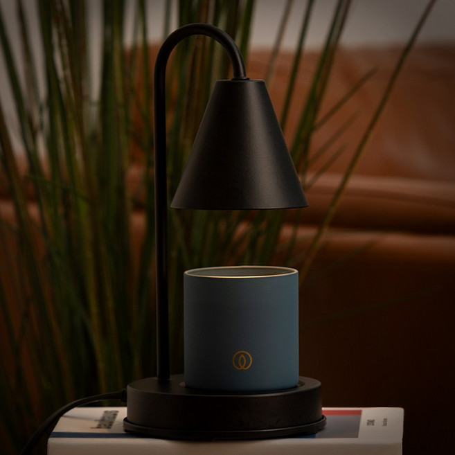 스파스캔들 글로우 향초 루시 캔들워머 세트 (국내산 밝기조절), 02 화이트, 06 페어 앤 자스민