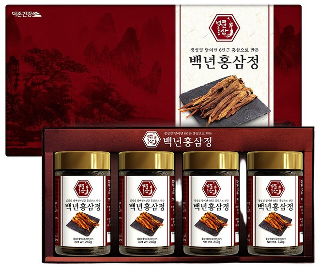 더존건강 백년홍삼정, 240g, 4개