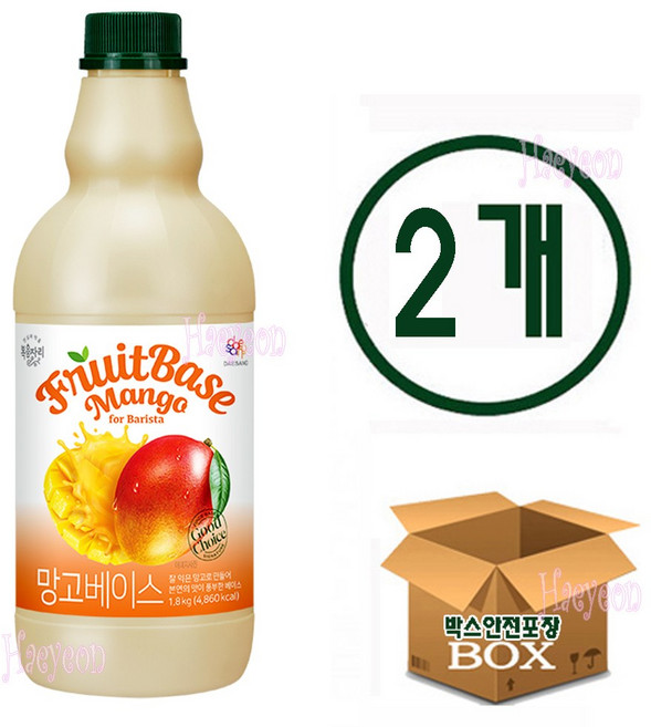 복음자리 망고 스무디 1.8kg, 2개