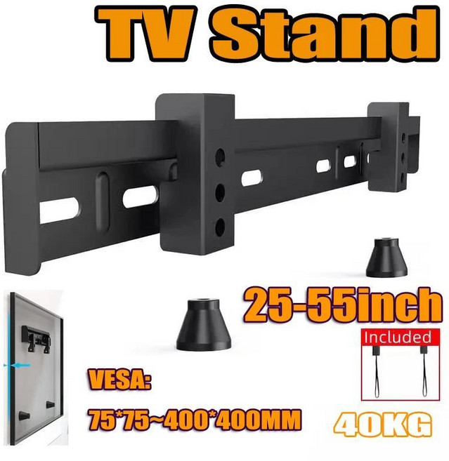 대부분의 벽마운트 벽장착 고정 홀 벽걸이 걸이형 브래킷 설치 스탠드 최대, 1개