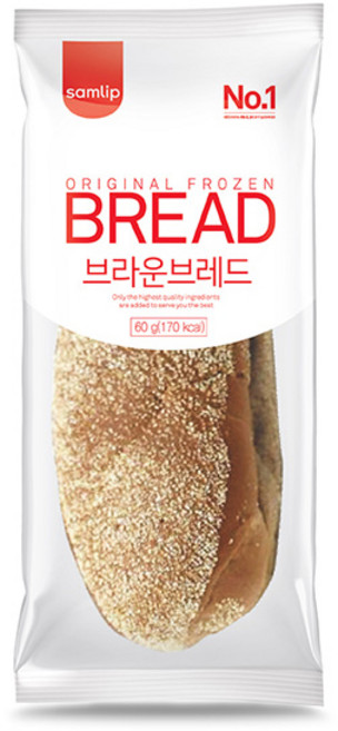 삼립 브라운브레드 60g x10봉+아이스박스포장, 1세트, 600g