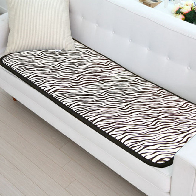 하마전자 지브라 극세사 전기방석 3인용