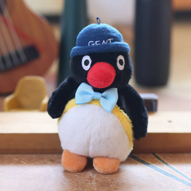 핑구핑가 가방고리 인형 키링 귀여운 펭귄 인형, 1개, 나비넥타이 핑구, 12cm