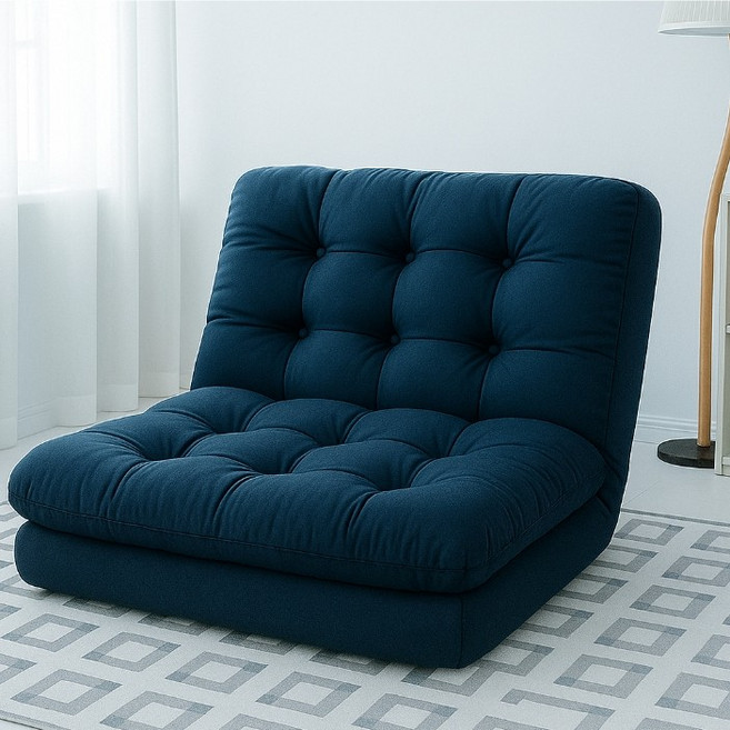 아르디스 2인용 접이식 좌식 소파베드, 딥블루