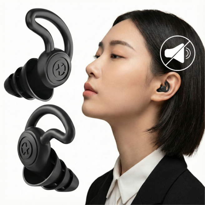 소리그만 수면 귀마개 소음방지 코골이 이어플러그, 1개, 1쌍