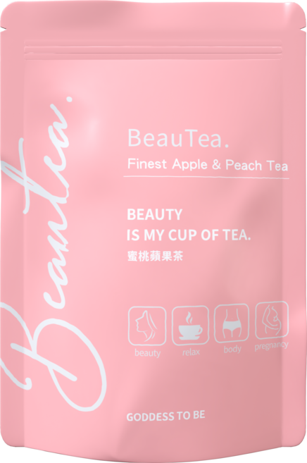 BeauTea 蜜桃蘋果茶, 5g, 2個, 14個裝