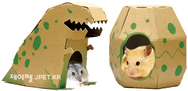 미니애니맨 햄스터 은신처 장난감 햄스터 놀이터 랜드 (미끄럼틀+시소. 공룡+공룡알), 미끄럼틀+시소, 1개