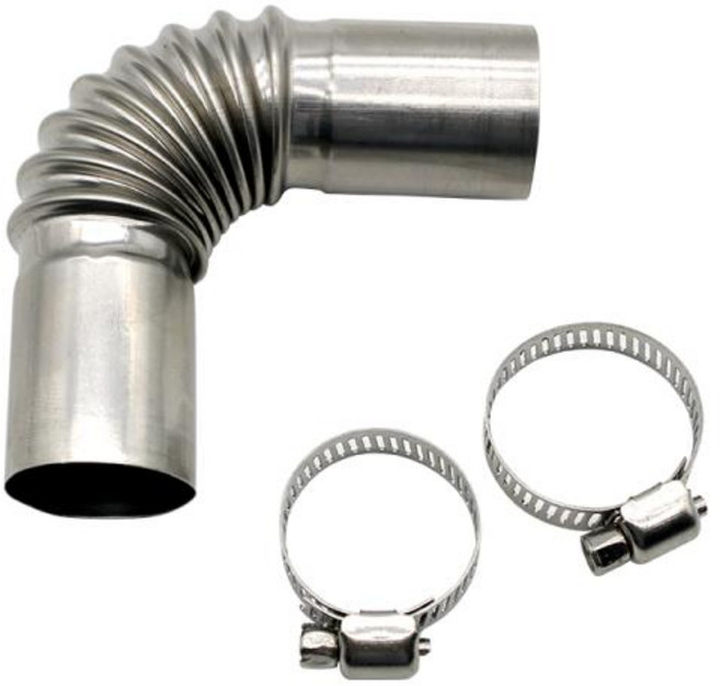 Eberspacher Webasto 보트 히터용 배기 파이프 튜브 엘보 커넥터 자동차 난방 부품 24mm, 1개