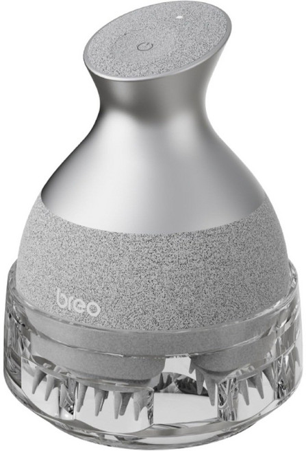 브레오 마사지 breo 헤 마기 전동 IPX7 방수 마사지기 각질케어, 연보라, 1개