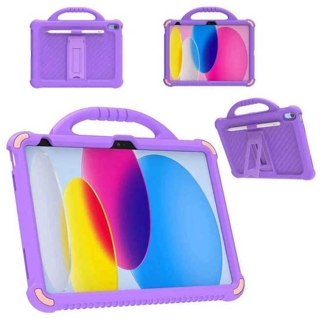 WODJWE Case for iPad (A16) 11th Generation 2025 11\" & 10th 2022 10.9\" Shockproof Protective Cover, Purple