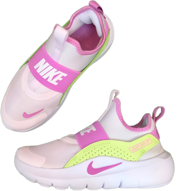 나이키 플렉스러너 키즈 운동화 핑크 퍼플 PS 밴딩 아동 신발 어린이 초등 끈없는 스니커즈 양말증정