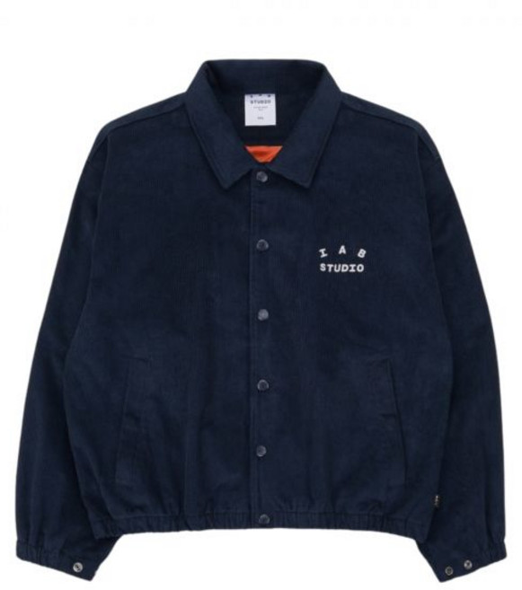 [정품 보증] 아이앱 스튜디오 코듀로이 자켓 미드나잇 블루
