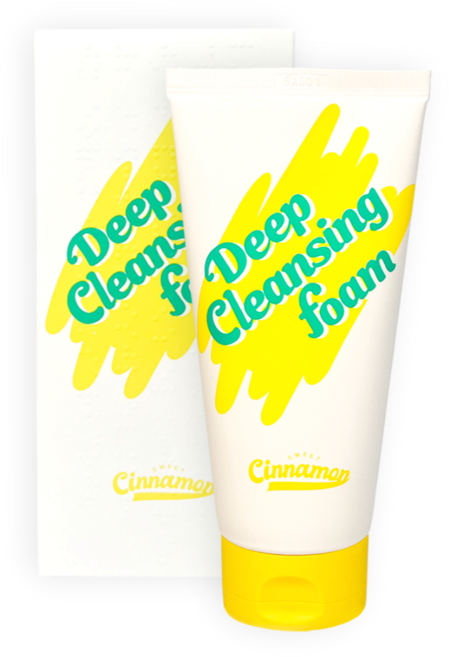 [선크림 세정 / 피지 제거 / 중성 클렌저] 스위트시나몬 딥 클렌징 폼, 1개, 120ml