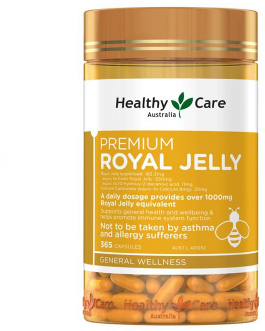 헬씨케어 Healthy Care 로얄 젤리 1000mg 365정 2개 호주 내수용 정품