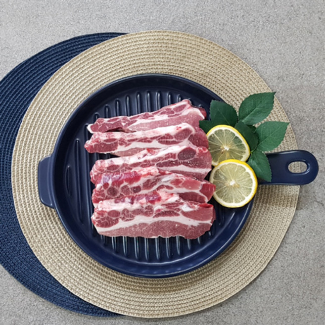 착한고기마을 건강한 무항생제 돼지 갈비 LA컷 냉동 산지직송, 1개, 1kg