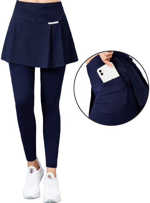 차쿠 테니스 치마레깅스 트레이닝복 빅사이즈 요가복 빅사이즈 운동 스포츠 치마 레깅스