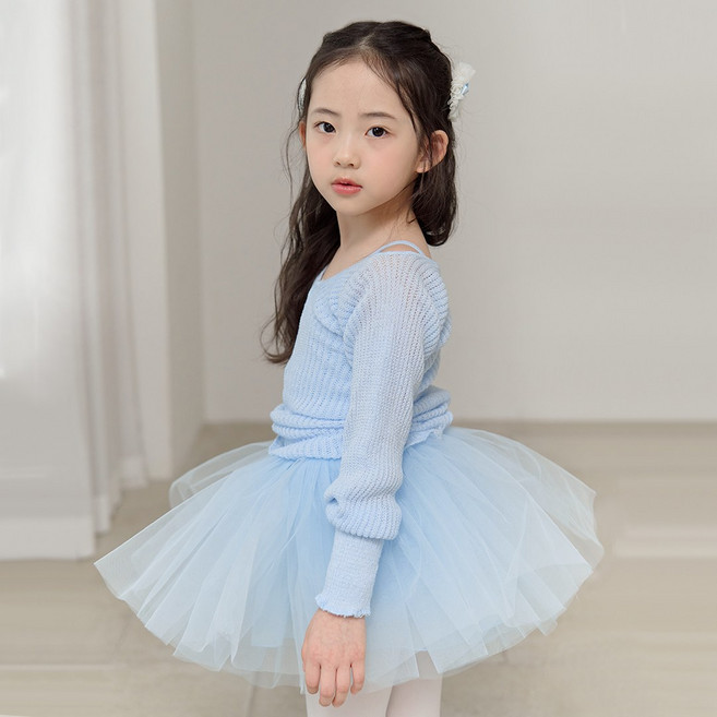 [삐에아떼르] 베이직 튜튜 스커트 4513 베이비블루