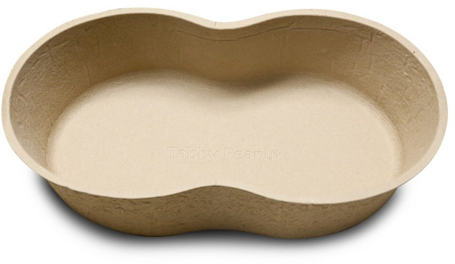 테비토퍼 고양이 종이방석 땅콩형, 1개