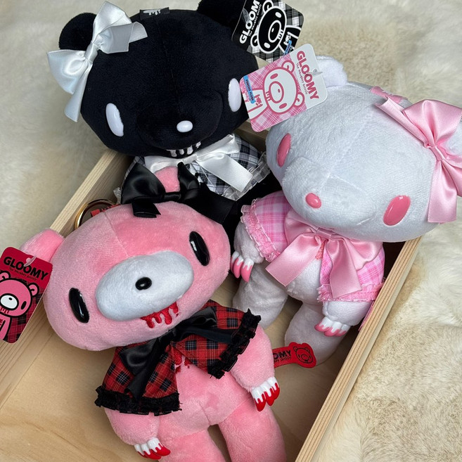 일본 정품 글루미베어 판초 인형 키링 마스코트