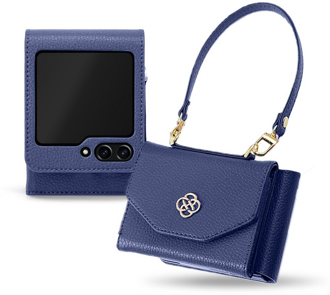 맥스코어 Z플립 천연소가죽 카드 지갑 다이어리 케이스